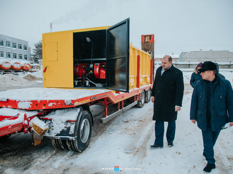 Снег с чебоксарских дорог будет утилизировать снегоплавильная машина